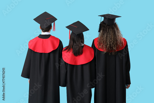 Graduate students walking a...