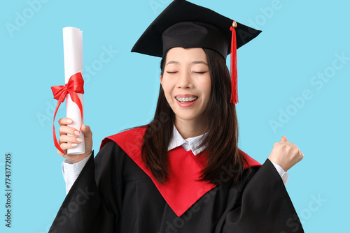 Asian female graduate stude...