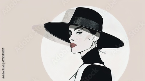 stylish urban chic fashion illustrations