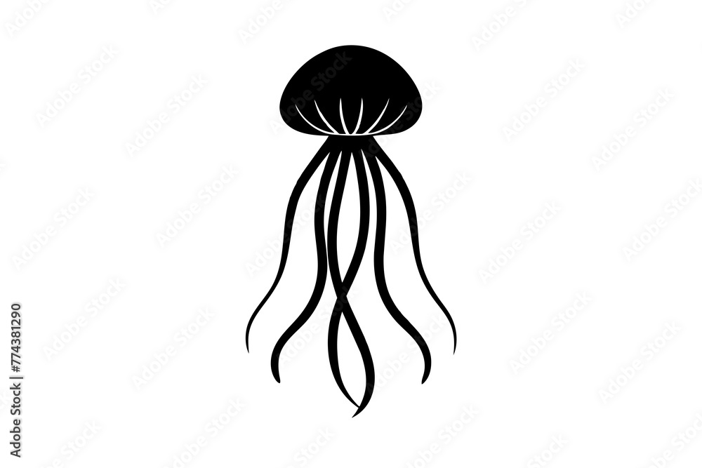 jellyfish vector illustration