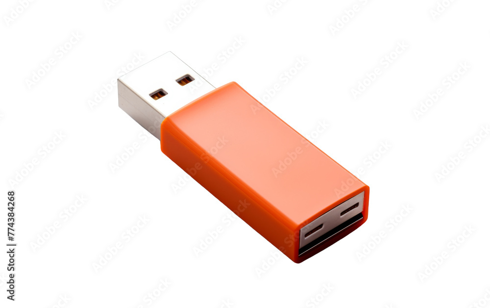 A close-up view of a USB device against a white backdrop A close-up view of a USB device against a white backdrop