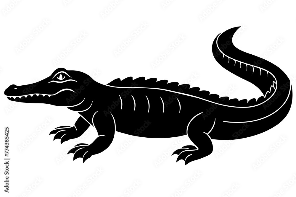 Fototapeta premium alligator vector illustration