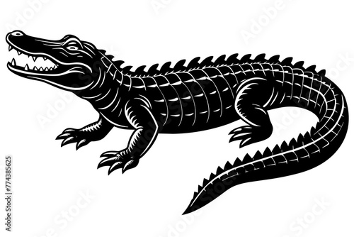  alligator vector illustration