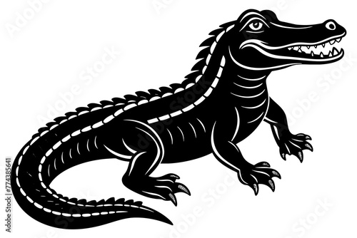  alligator vector illustration