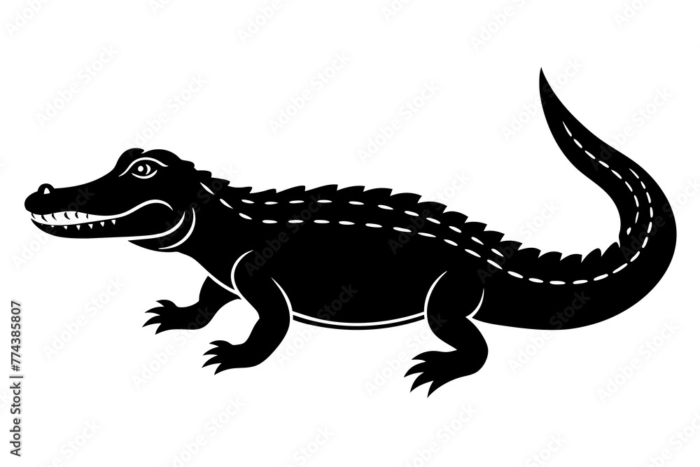 Obraz premium crocodile vector illustration