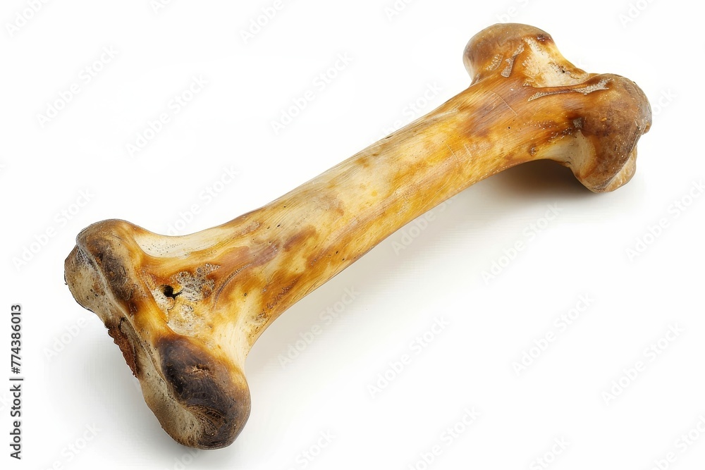 Bone for dog on white background Bone for dog on white background