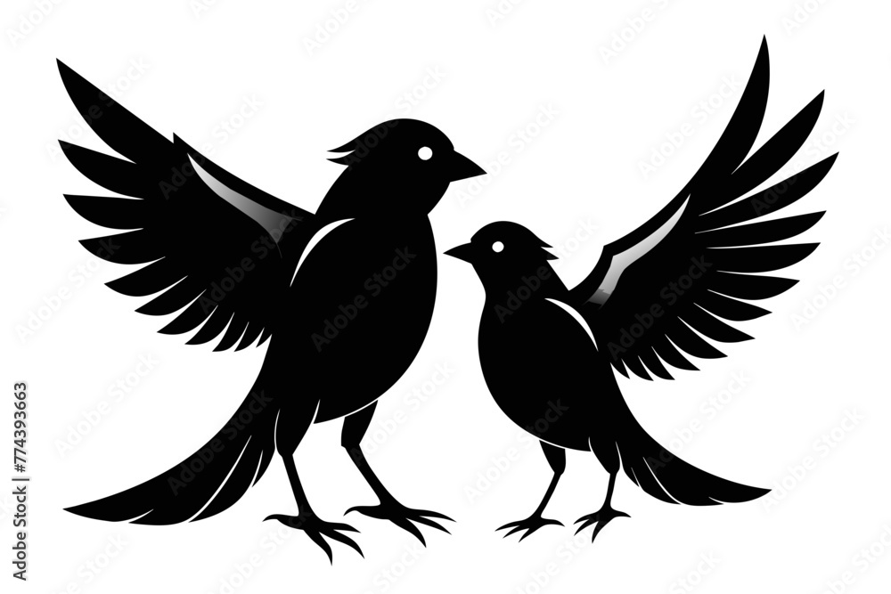 silhouette image,Indiebird,vector illustration,white background silhouette image,Indiebird,vector illustration,white background