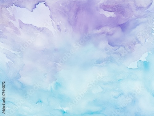 Sienna Cyan Lilac abstract watercolor paint background barely noticeable with liquid fluid texture for background  banner with copy space and blank text area 