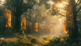 Ethereal Forest Enchantment, generative ai