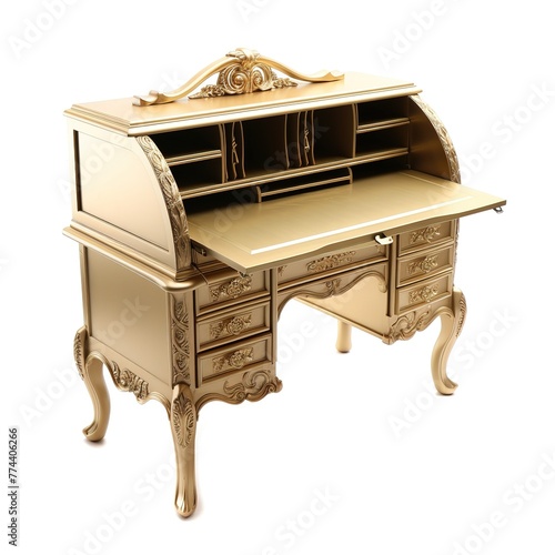 Secretary desk gold