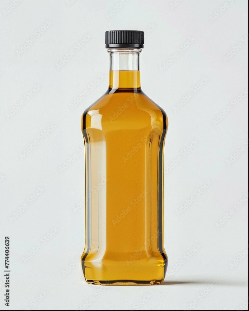 Fototapeta premium bottle of olive oil isolated on white background