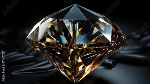 A logo icon featuring a bold  elegant diamond shape.