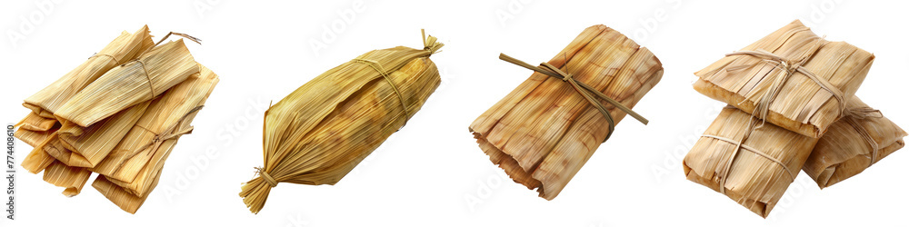 custom made wallpaper toronto digitalCollection of tamale cutout clipping path png isolated on white or transparent background
