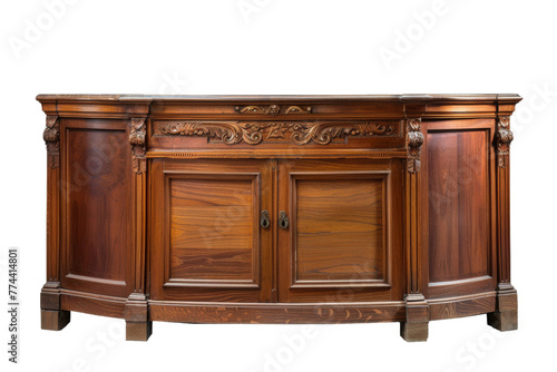 Sideboard Isolated on Transparent Background