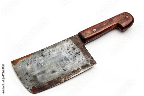Cleaver on white background