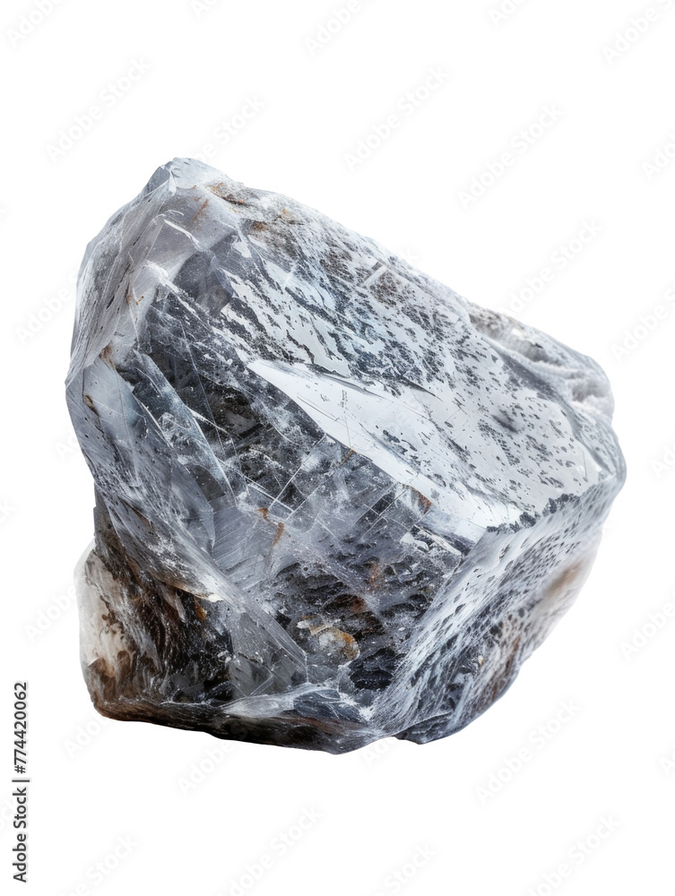 Raw Crystal Mineral on Transparent Raw Crystal Mineral on Transparent
