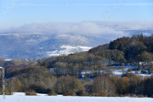 Fototapeta Naklejka Na Ścianę i Meble -  Winter in der schönen Rhön