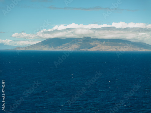 Cloudy hawaii island