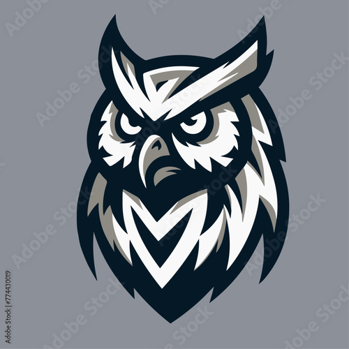 Owl Vector Mascot Logo: Captivating, Customizable Sports Emblem for Dynamic Team Identity