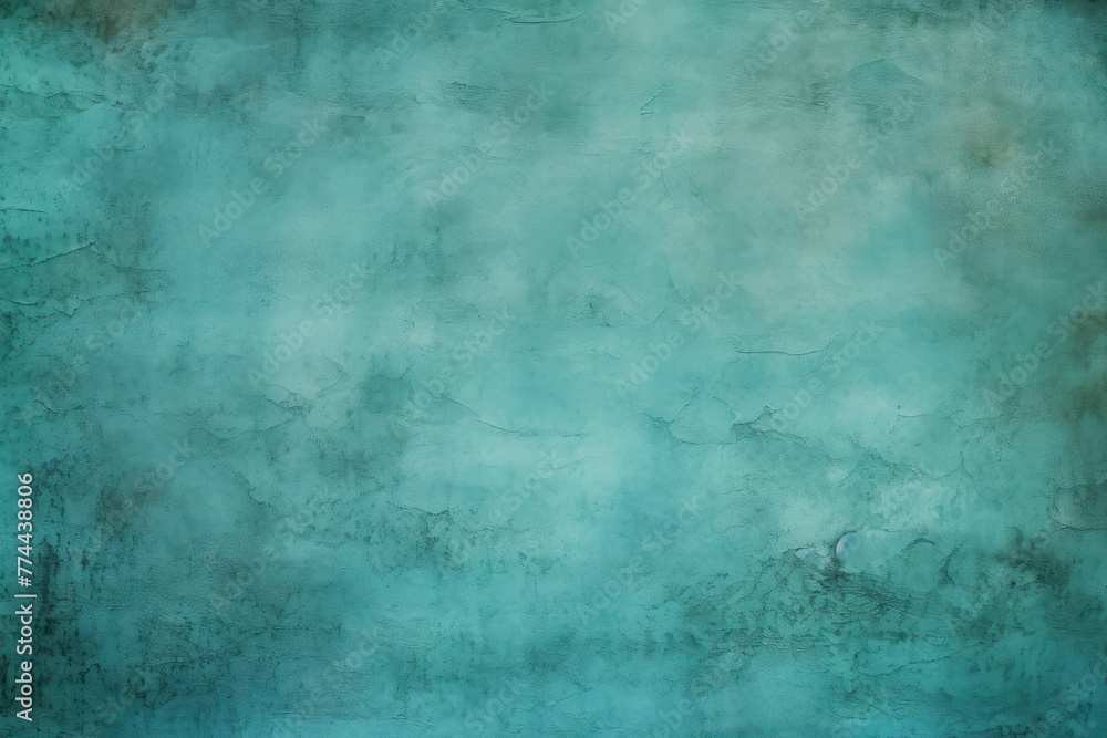 Teal barely noticeable very thin watercolor gradient smooth seamless pattern background with copy space 