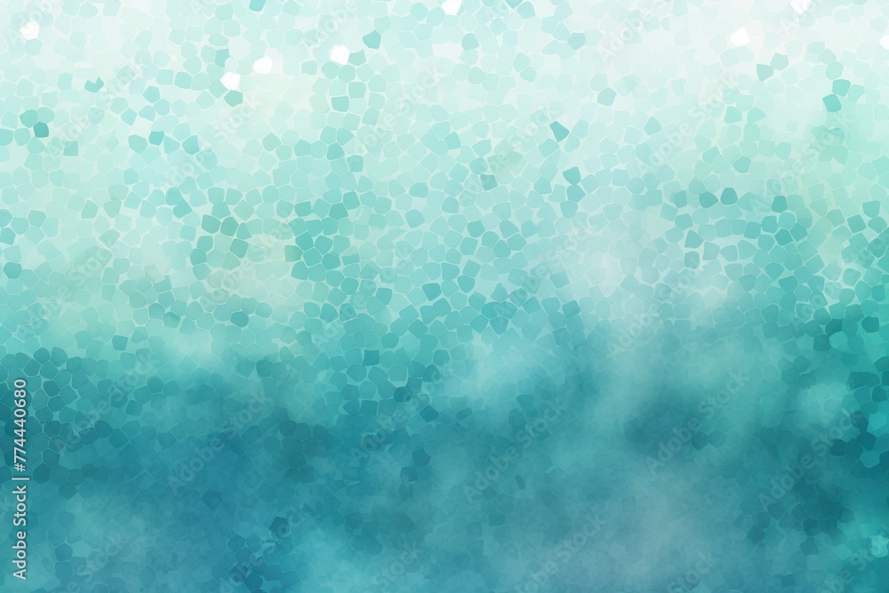 Teal watercolor abstract halftone background pattern