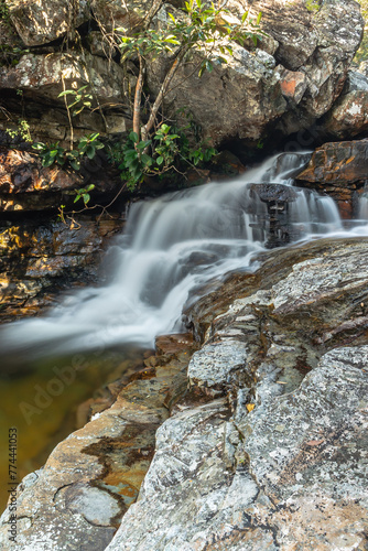 Cachoeira no distrito de Conselheiro Mata, na cidade de Diamantina, Estado de Minas Gerais, Brasil photo