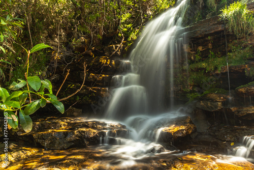 Cachoeira no distrito de Conselheiro Mata, na cidade de Diamantina, Estado de Minas Gerais, Brasil photo