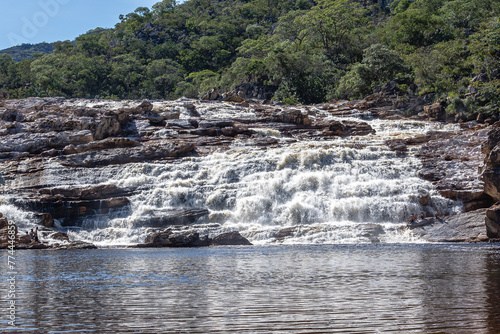 Cachoeira no distrito de Conselheiro Mata, na cidade de Diamantina, Estado de Minas Gerais, Brasil photo