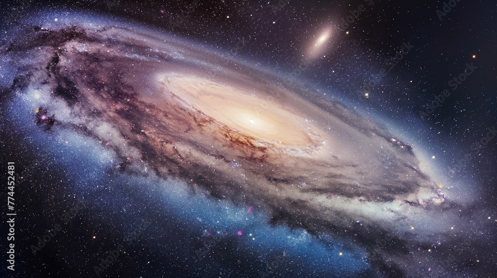 Image of majestic spiral galaxy.