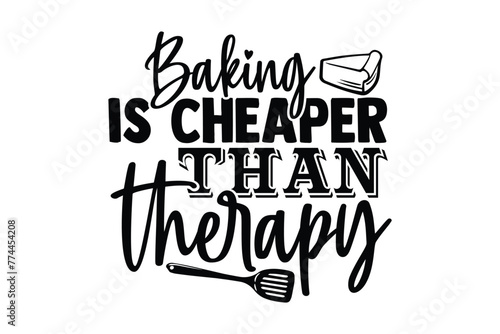 Baker t shirt design, Hand drawn lettering phrase isolated on white background, Calligraphy quotes design, SVG Files for Cutting, bag, cups, card