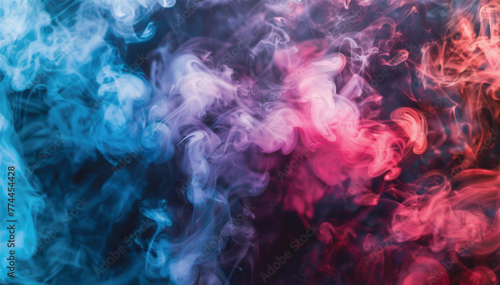 Abstract smoke misty fog on isolated black background. Texture overlays. colorful smoke float up on dark background. abstract blue smoke texture background . Abstract smoke misty fog on isolated black background. Texture overlays. colorful smoke float up on dark background. abstract blue smoke texture background .