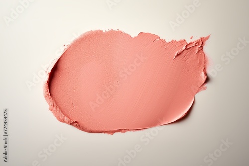 Close-Up View of a Crumbled Blush Swatch