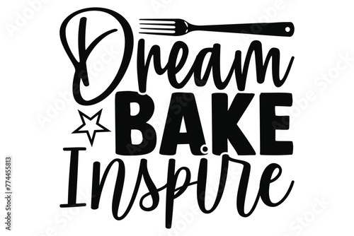 Baker t shirt design, Hand drawn lettering phrase isolated on white background, Calligraphy quotes design, SVG Files for Cutting, bag, cups, card