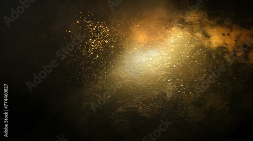 gold light shade , template empty space , grainy noise grungy texture color gradient rough abstract background shine bright light and glow