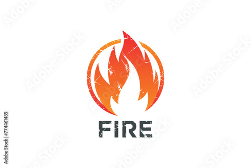 Fire logo design creative concept unique style Part 4