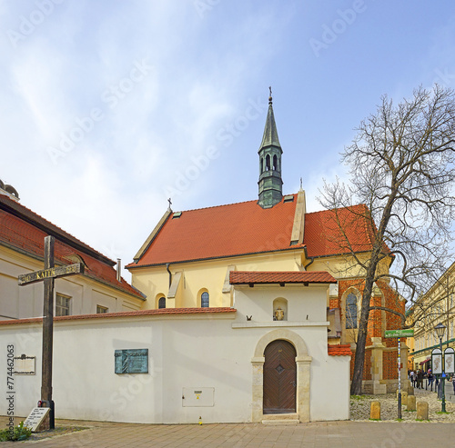 Krakow, Poland - Church of St. Giles near Wawel, Old Town, Krakow is UNESCO World Heritage Site