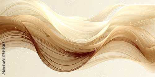 Abstract background in brown tones with soft waves	