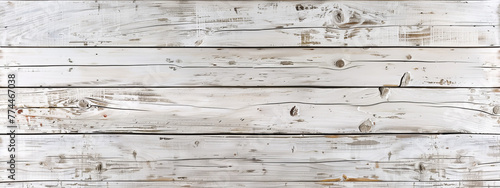 Faded White Shiplap Surface: Distressed Timber Patterns