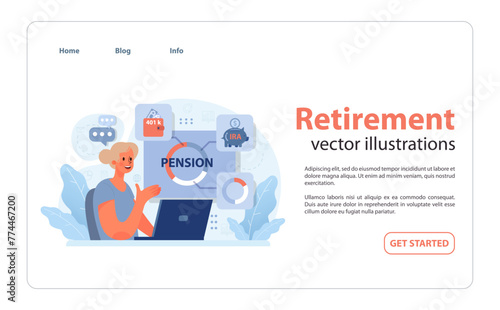 Retirement planning concept.