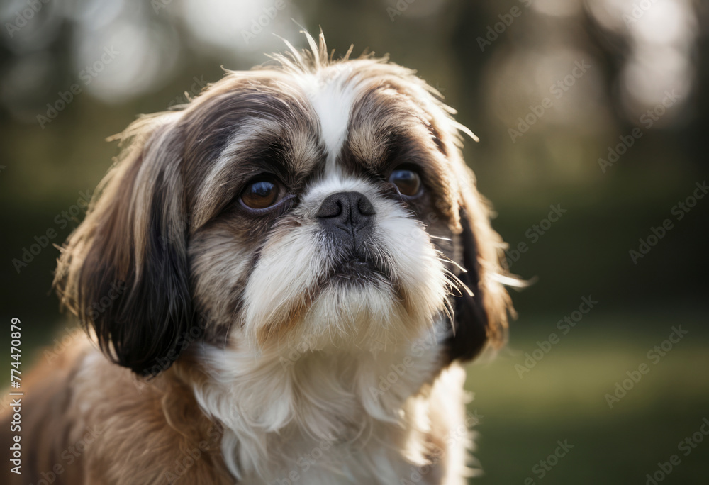 The Shih Tzu is a graceful small dog breed of Chinese origin