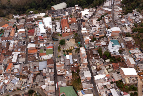 Caicedo, Antioquia - Colombia. March 17, 2024. Aerial view with drone, municipality erected on November 27, 1908. © Luis Echeverri Urrea