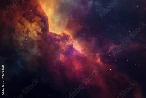 a colorful nebula