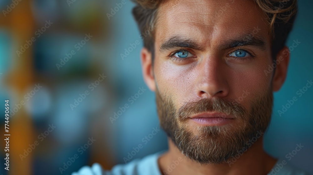 close up portrait of a man close up portrait of a man