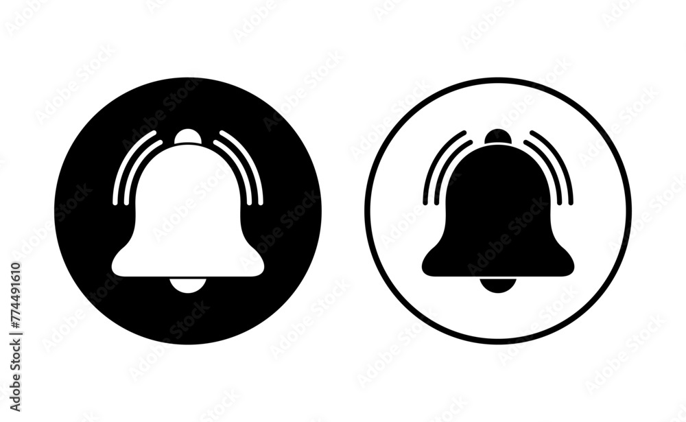 Bell Icon set. Notification icon for your web site design Bell Icon set. Notification icon for your web site design