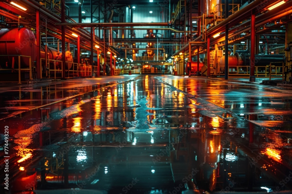 The paint glistens under the factory lights, reflecting an image so vivid, it blurs the lines between reality and illusion.