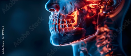 The jaw joint nerve helps coordinate jaw muscle movement and chewing damage or inflammation can affect function. Concept Anatomy, Jaw Joint Nerve, Muscle Coordination, Chewing, Inflammation