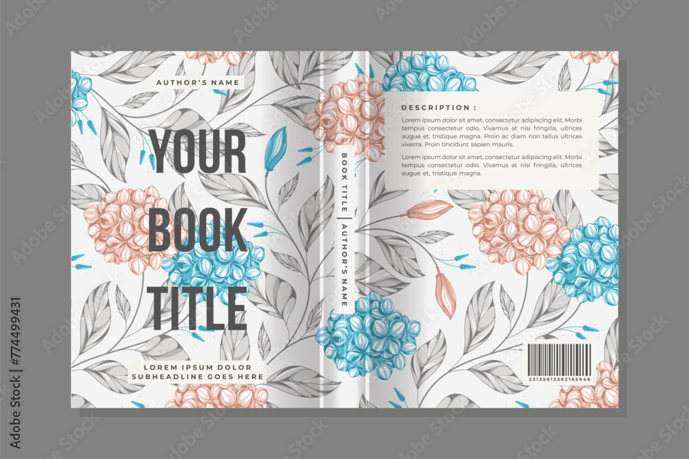 floral book cover vector 11