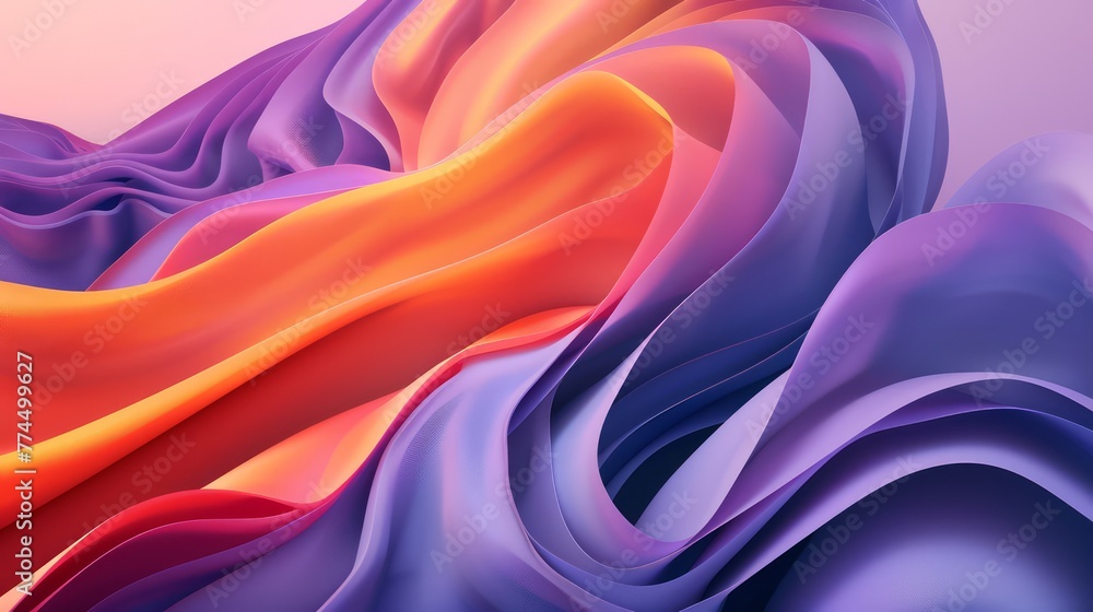 Obraz premium abstract background with smooth shapes minimalist and versatile