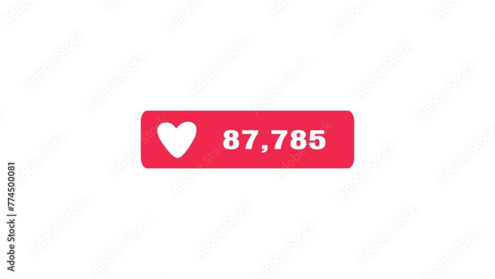 The likes counter has reached one hundred thousand. Social network counter displaying numbers counting up to 100,000. Rapid increase in social media users The likes counter has reached one hundred thousand. Social network counter displaying numbers counting up to 100,000. Rapid increase in social media users