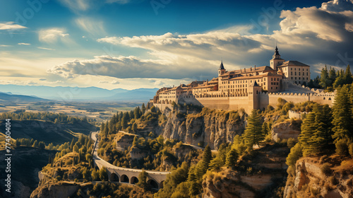 Spanish Majesty: Segovia's Aqueduct & Soaring Alcázar photo
